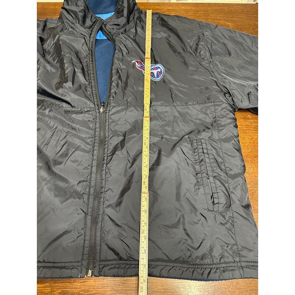 Pro Player Tennessee Titans Revisable Windbreaker Fleece Jacket Men XL Football - Picture 7 of 14